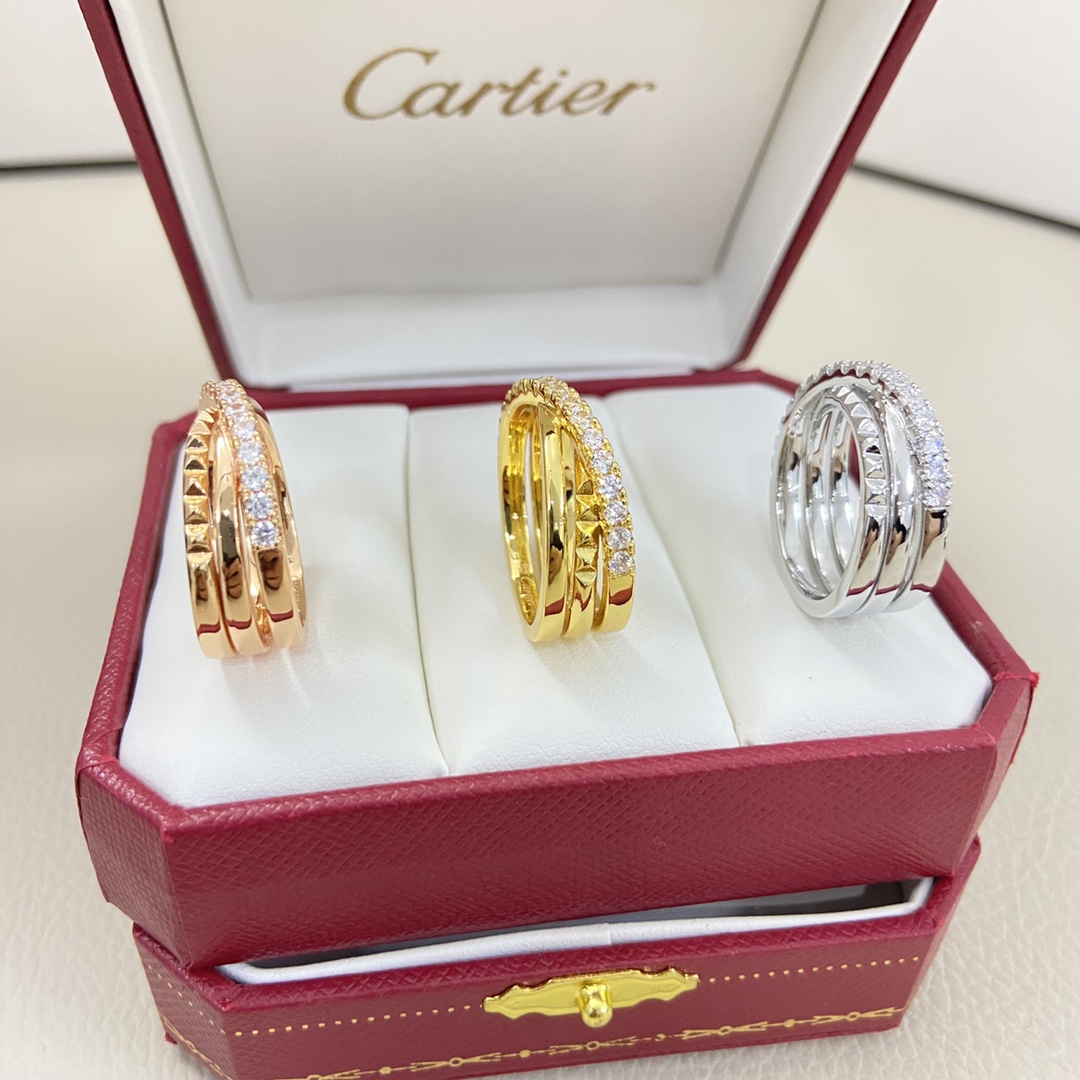 Cartier Ring 6 New Studded Diamond Ring Sizes: 6, 7, 8, 9