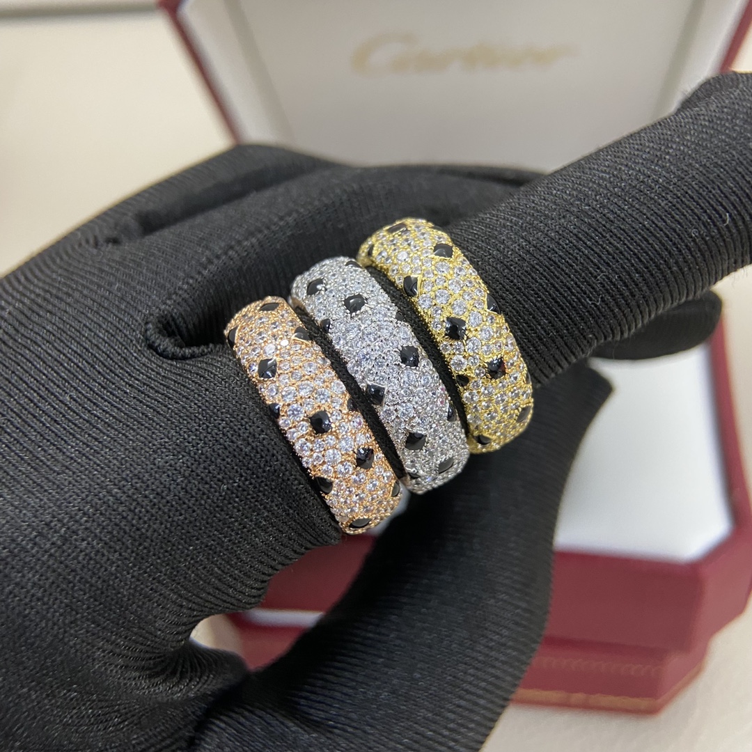 Cartier Ring New Spotted Starry Ring Sizes: 6, 7, 8, 9