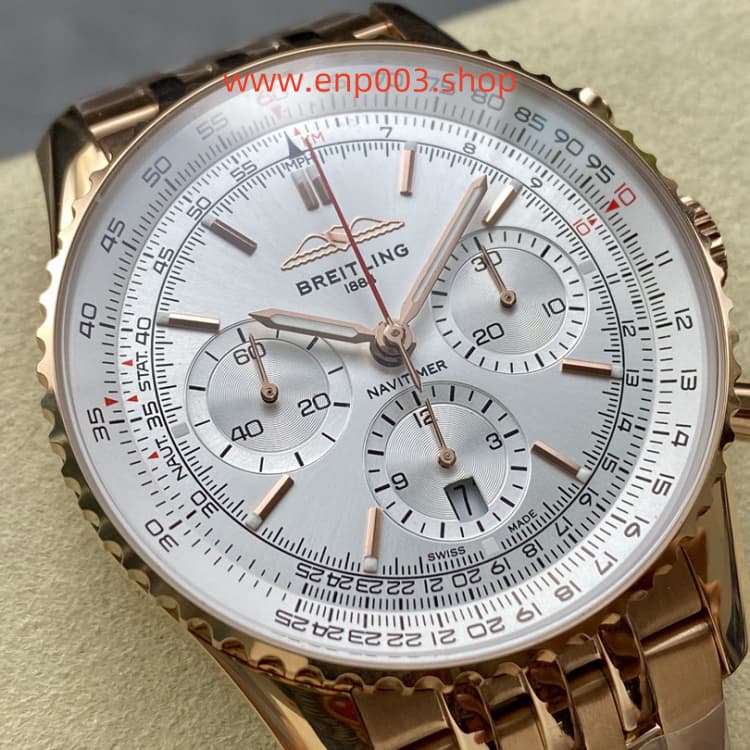 Navitimer B01 Chronograph 41mm Mens Watch Silver