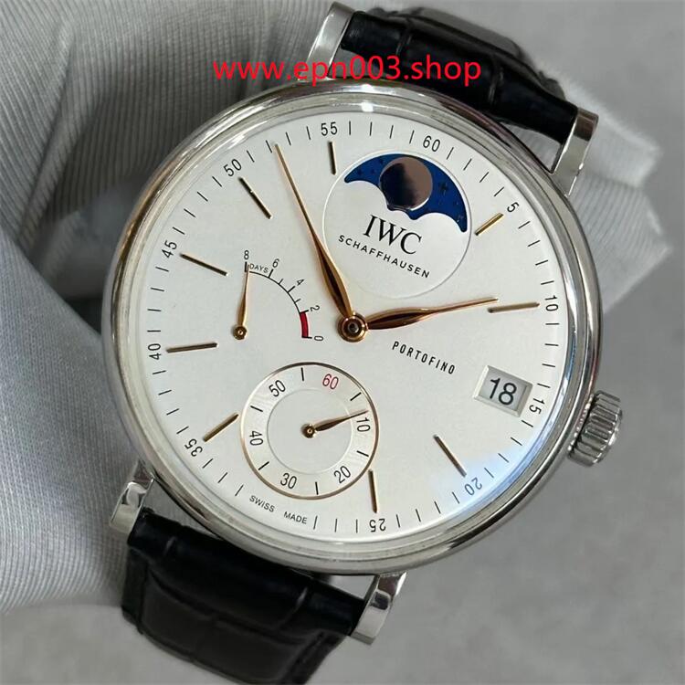 Portofino Hand-Wound Eight Days 45 mm Men Watch