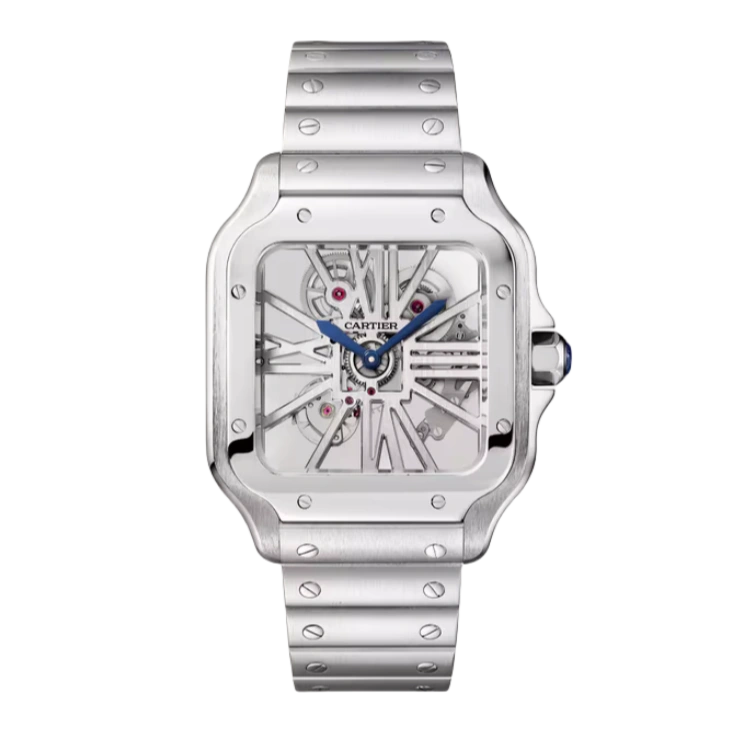 Santos De WHSA0015 47.5 mm x 39.7 mm Men Watch