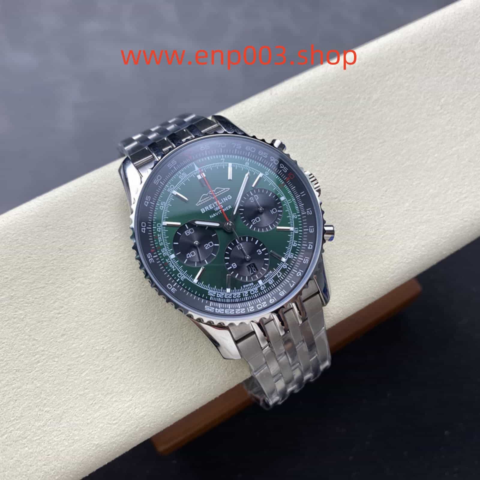 Navitimer B01 Chronograph Green 46mm Mens Watch