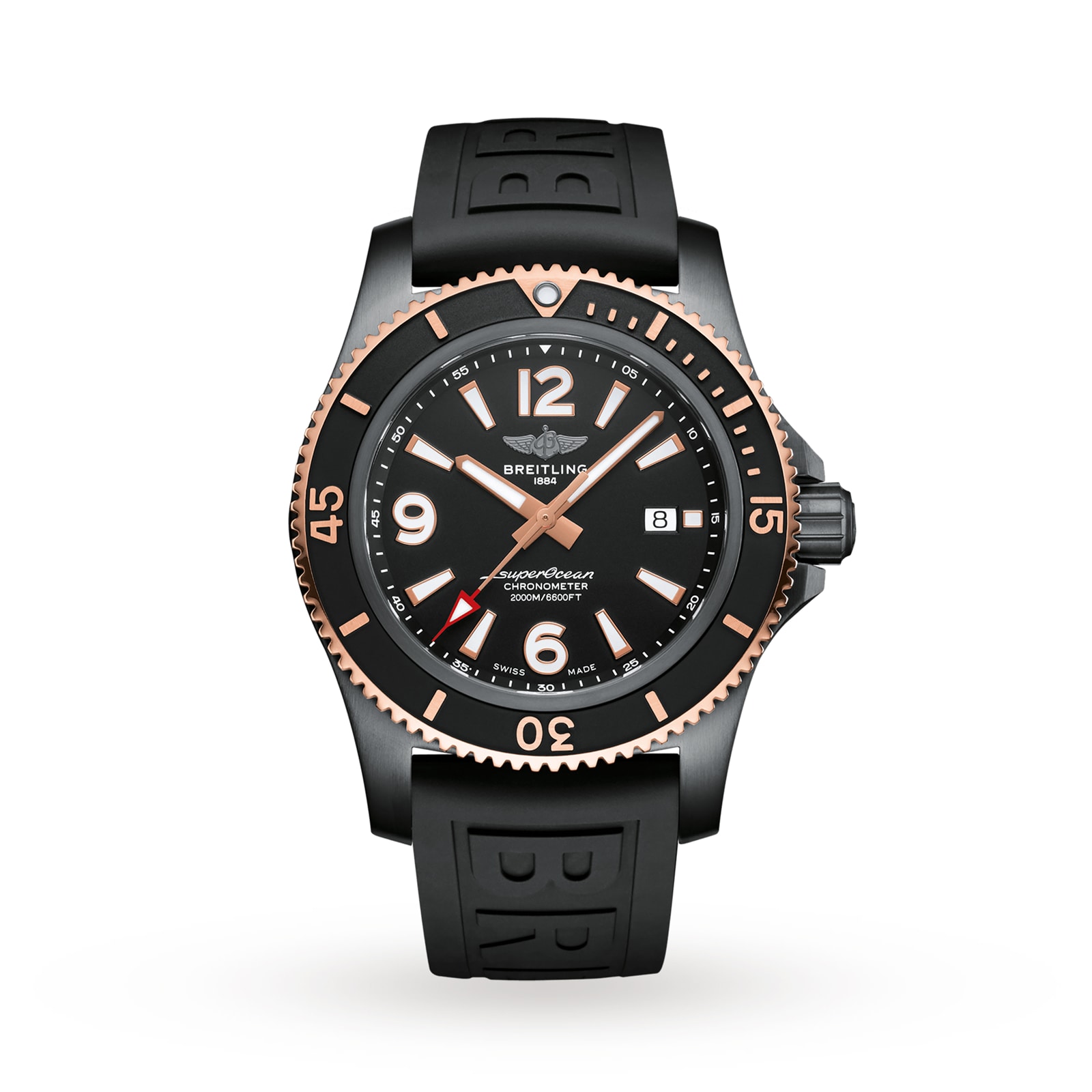 Superocean Automatic Black Steel 46mm Men Watch