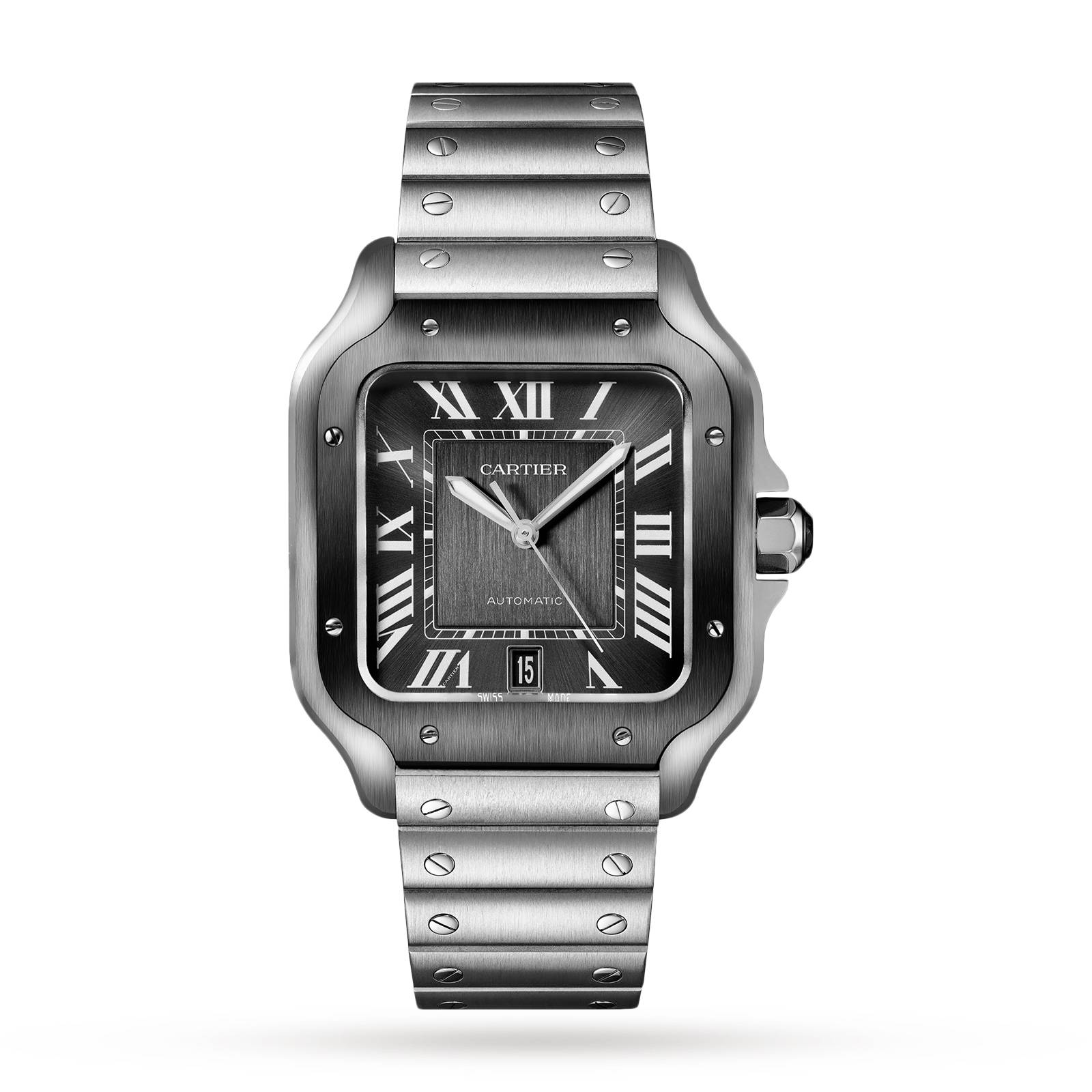 Santos De WSSA0037 47.5 mm x 39.8 mm Men Watch