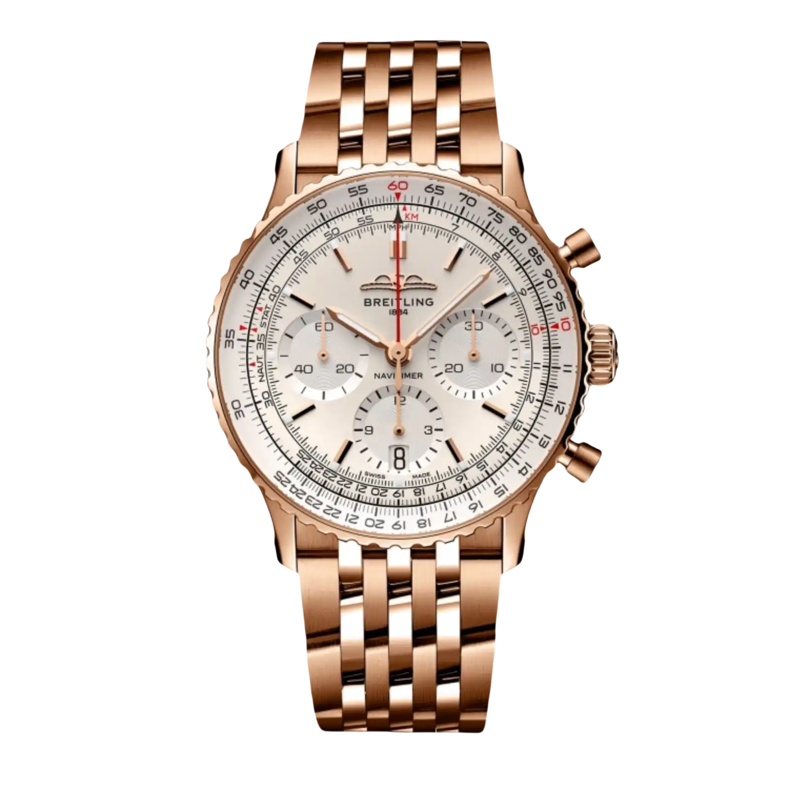 Navitimer B01 Chronograph 41mm Mens Watch Silver