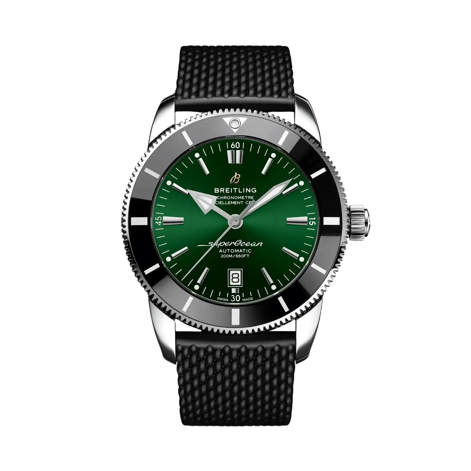 Superocean Heritage B20 Automatic Stainless Steel Rubber Strap 46mm Men Watch