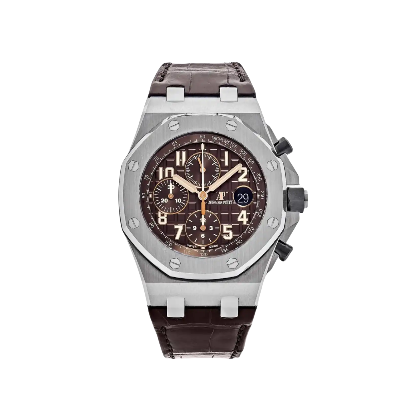 Royal Oak Offshore 26470ST.OO.A820CR.01 42mm Chronograph Stainless Steel Brown Dial-Men Watch
