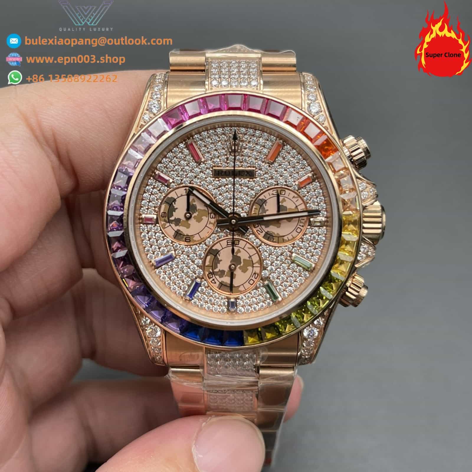 Daytona Rainbow Replica 116595RBOW-0002 40mm
