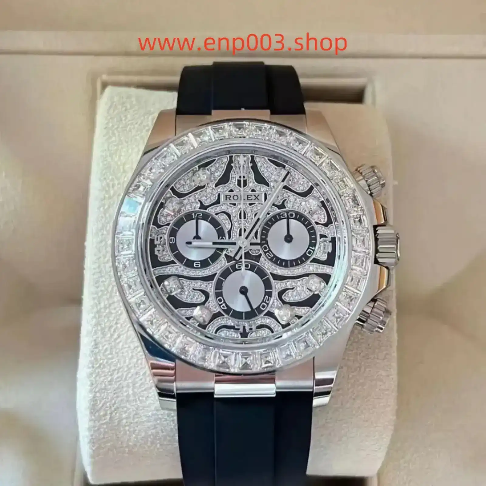 Cosmograph Daytona 'Eye of the Tiger' 116589TBR White Gold 40mm