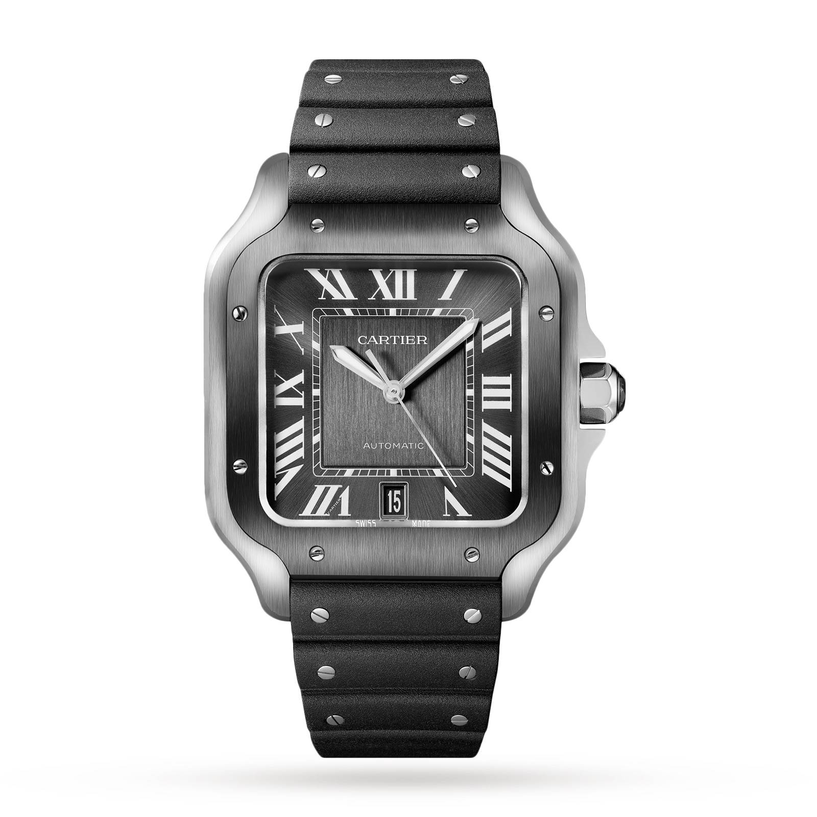 Santos De WSSA0037 47.5 mm x 39.8 mm Men Watch