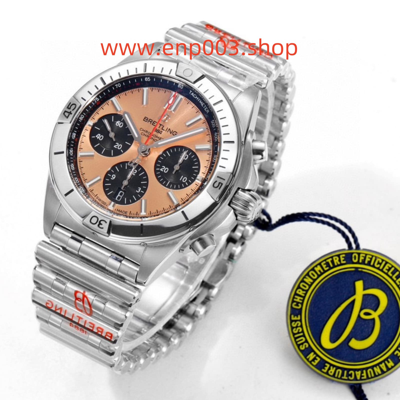 Chronomat B01 42mm Copper Chronograph Dial Steel Men Watch