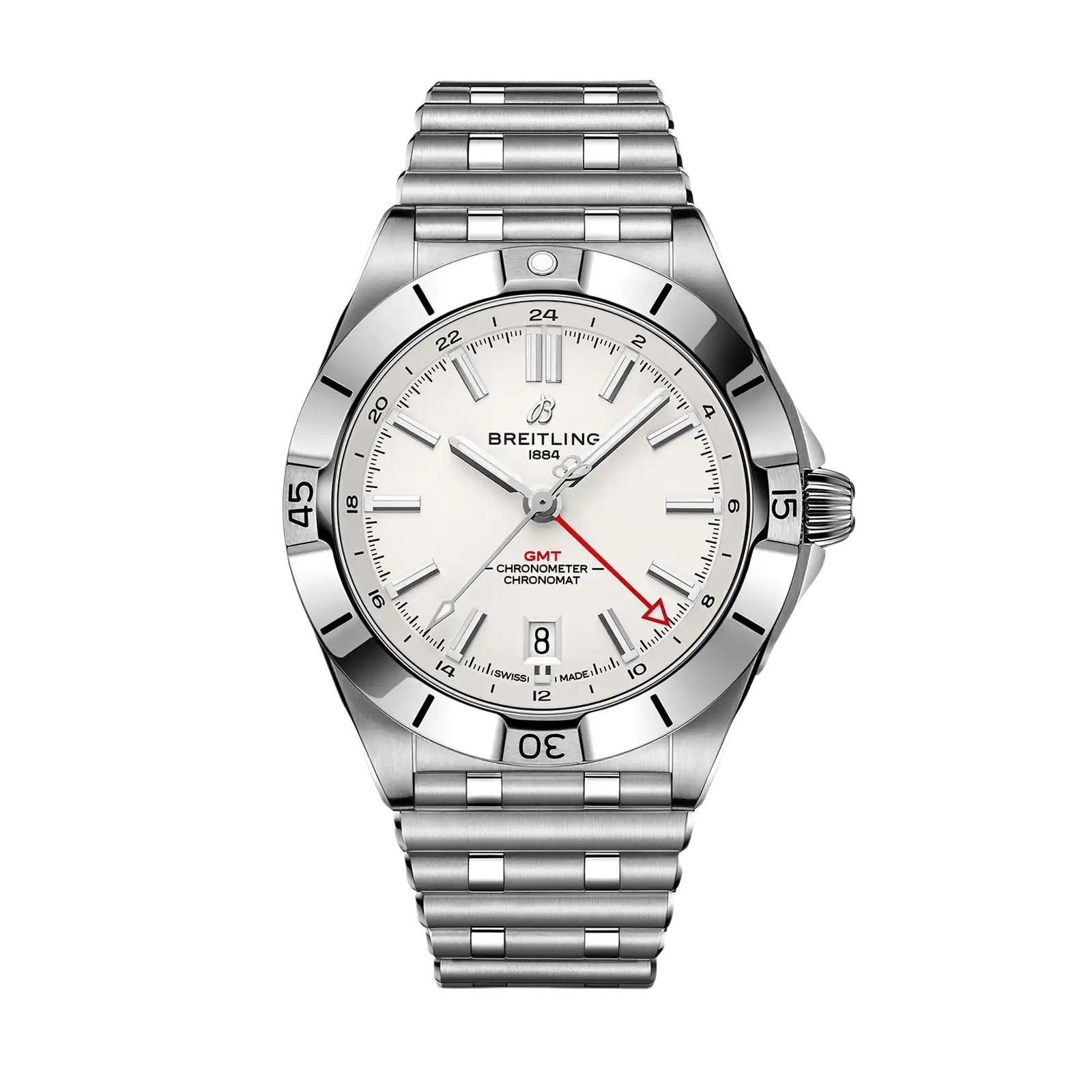 Chronomat Automatic GMT White Dial 40mm Men Watch