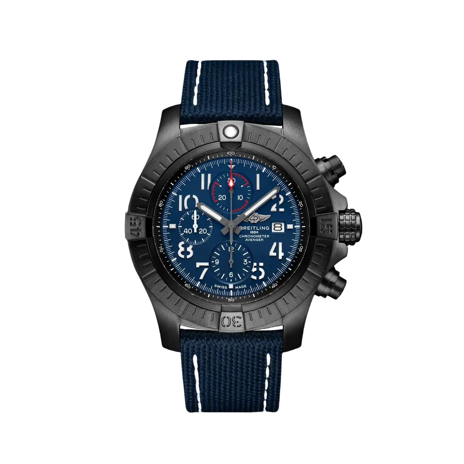 Super Avenger Chronograph Night Mission 48mm Men Watch