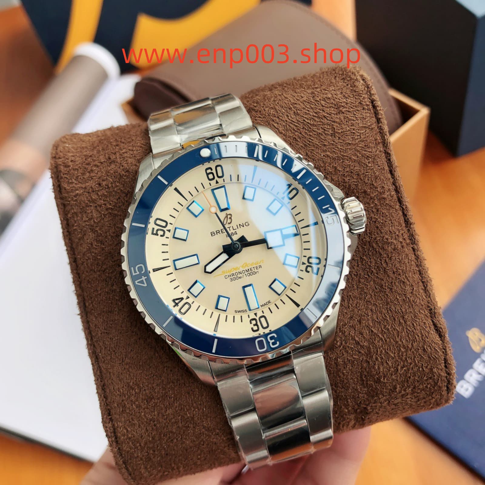 Superocean Automatic Silver Dial Steel 42mm Men Watch