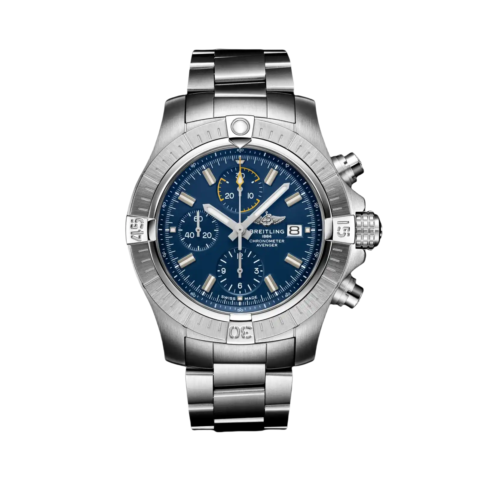 Avenger Stainless Steel 45 mm Men Watch
