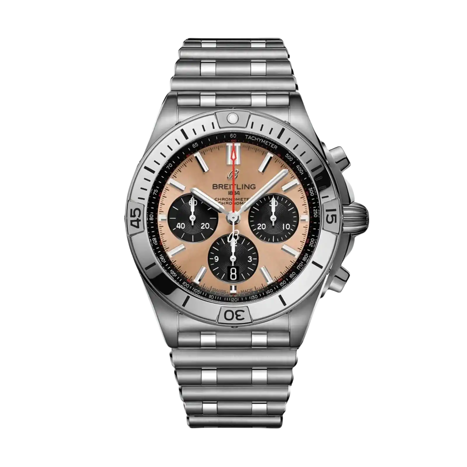 Chronomat B01 42mm Copper Chronograph Dial Steel Men Watch