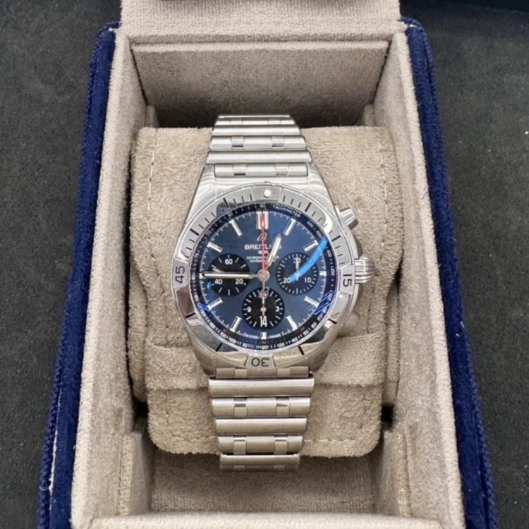 Chronomat B01 Chronograph Automatic Blue Dial 42mm Men Watch