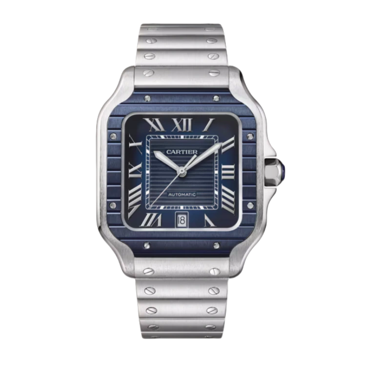 Santos De WSSA0048 47.5 mm x 39.8 mm Men Watch
