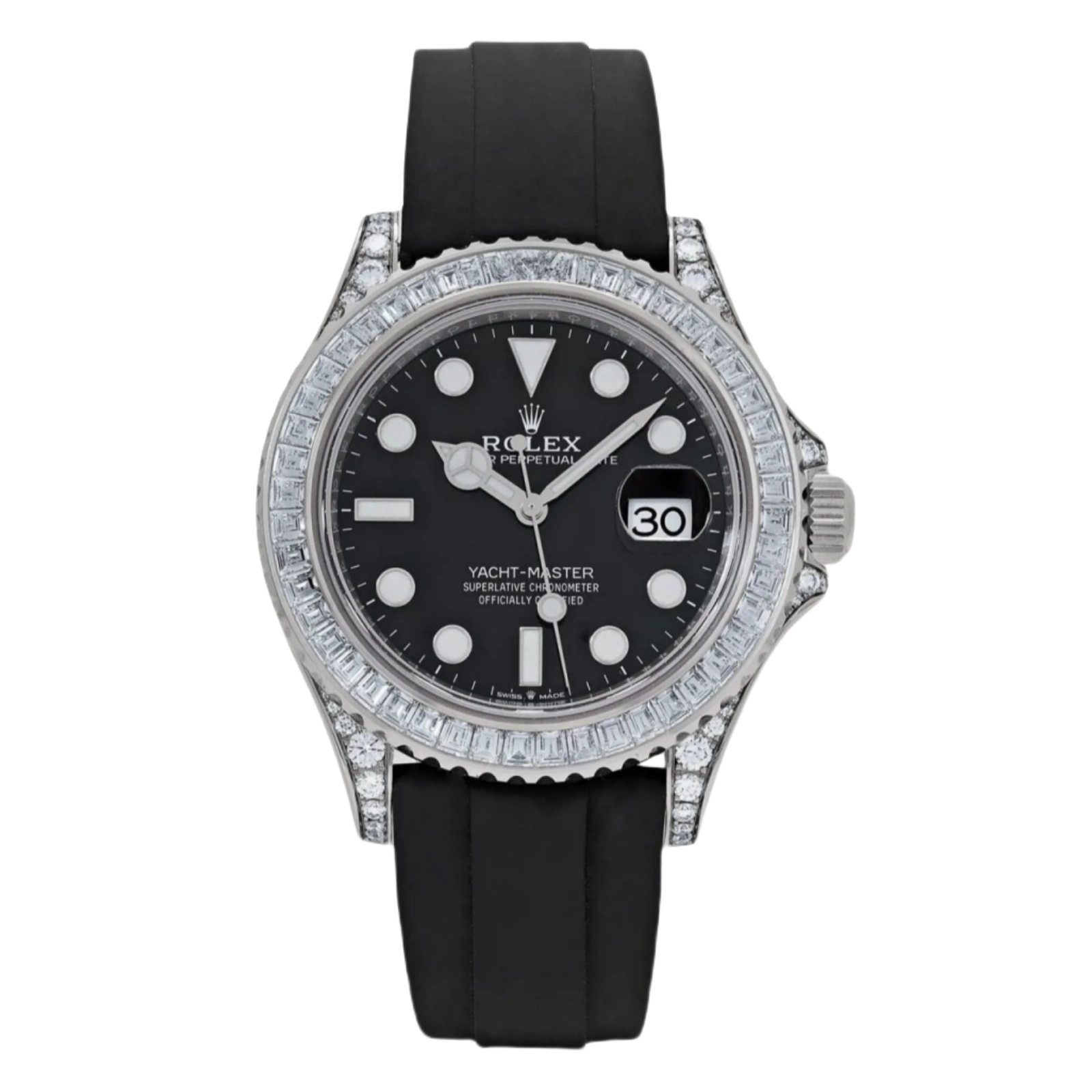 Yacht-Master Series 42 mm White Gold Diamond-Set Automatic Watch