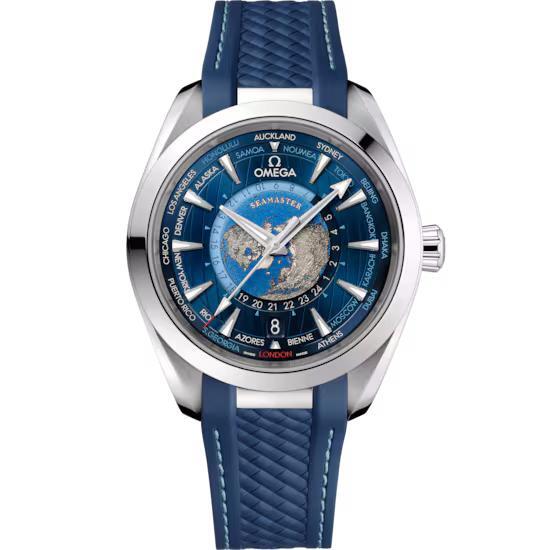 Seamaster Aqua Terra 150M 43mm Steel On Rubber Strap Men Watch