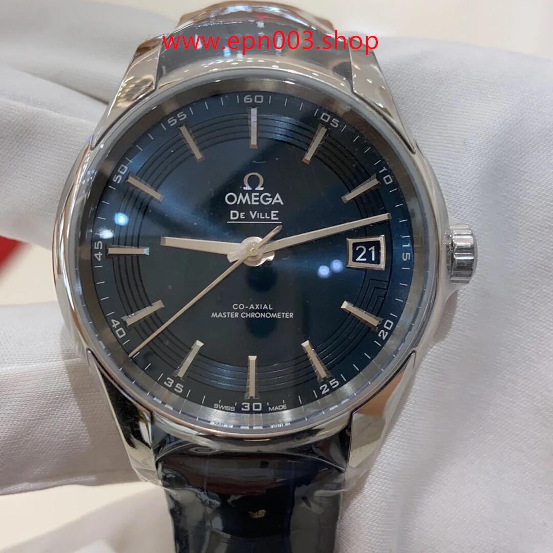 De Ville Hour Vision 41mm Steel On Leather Strap