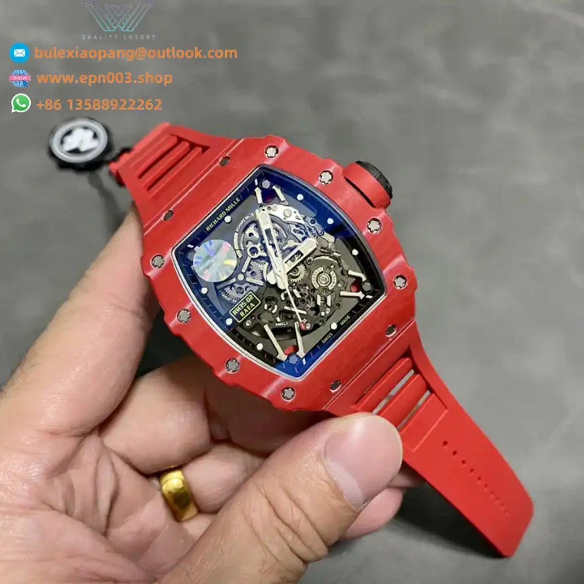 RM 35-02 Automatic Rafael Nadal Red Case ZF
