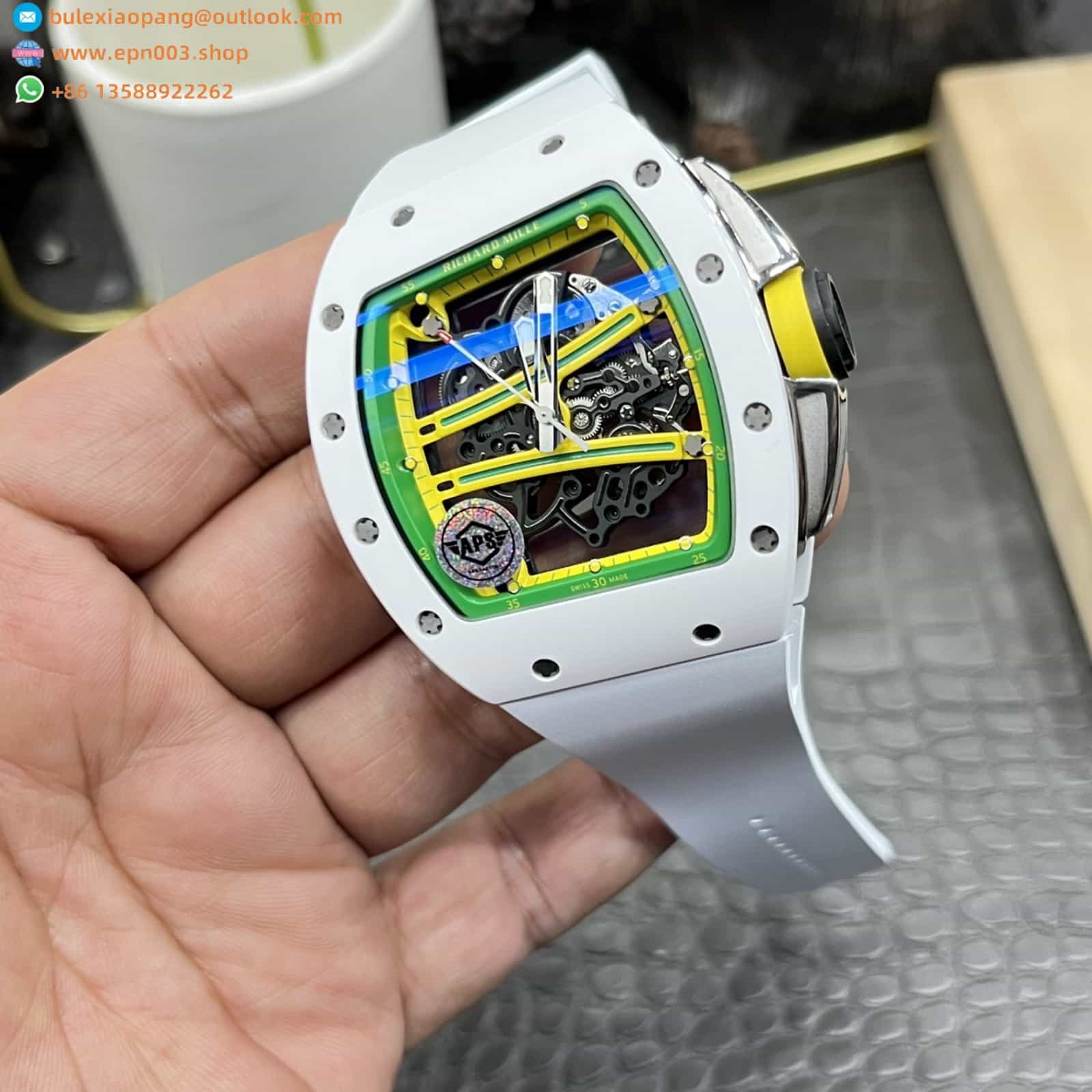 RM061 White Ceramics Watch