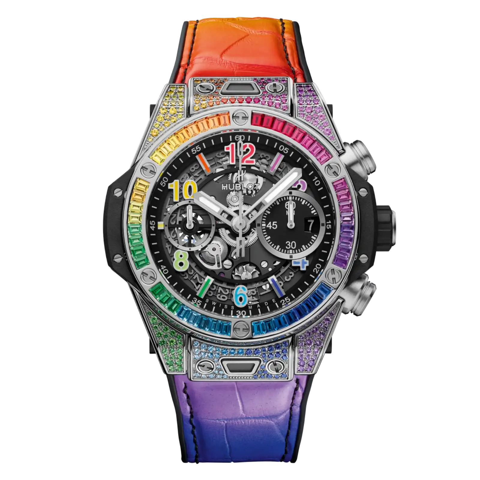 Big Bang Unico Titanium Rainbow 42MM