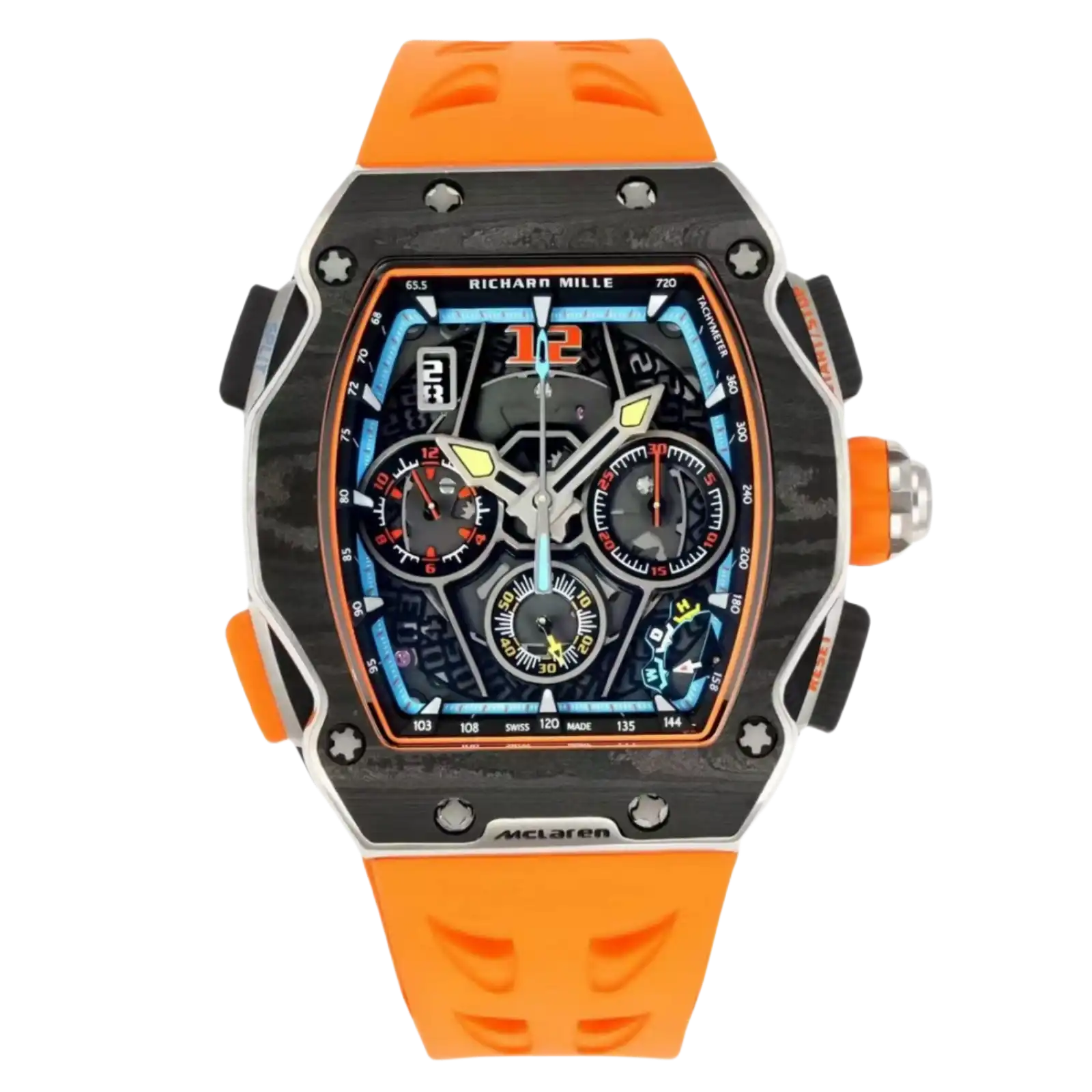 RM 65-01 McLaren W1 Automatic Winding Split-Seconds 43.84 x 49.94 mm