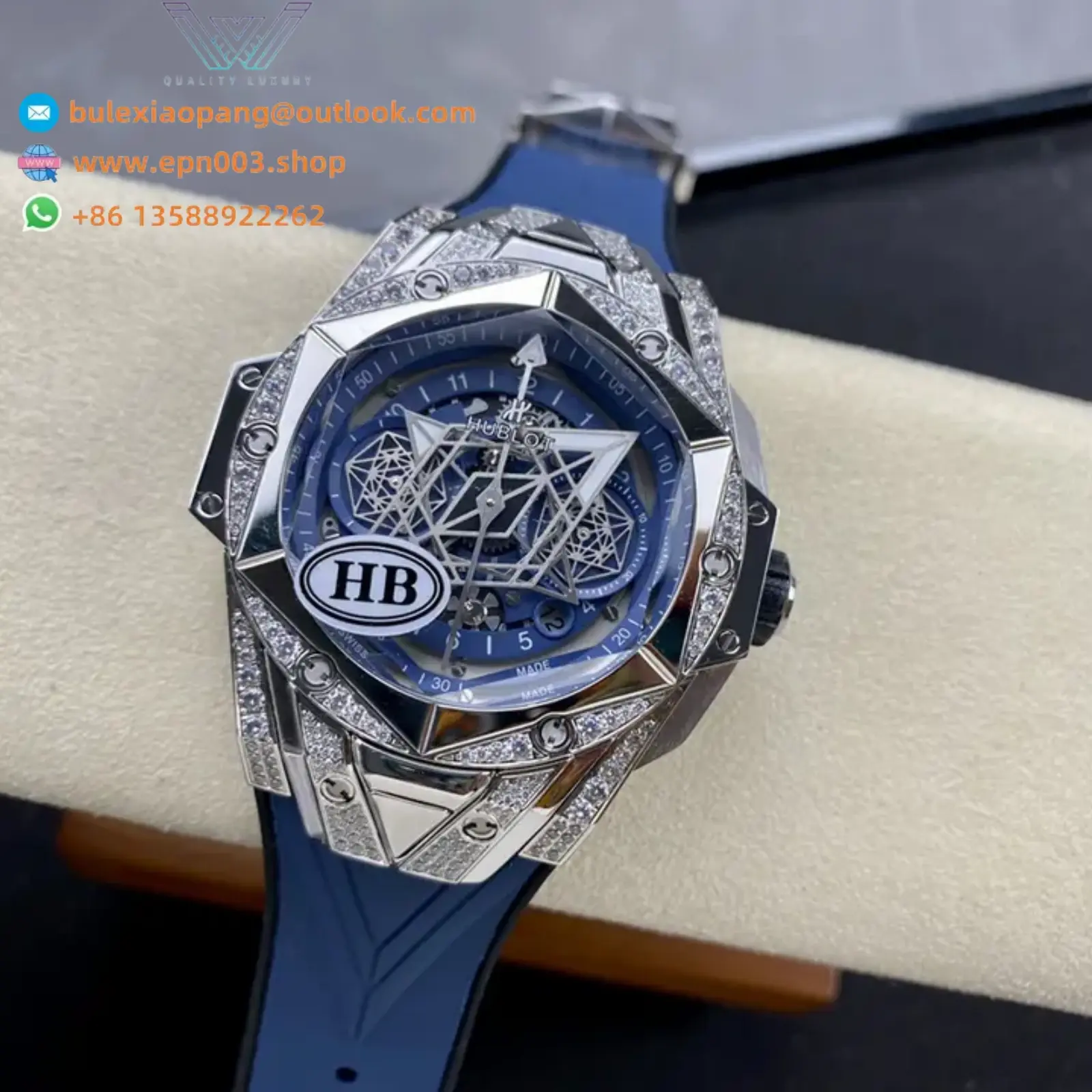 Big Bang Sang Bleu II Titanium 418.NX.5107.RX.1604.MXM20 45mm
