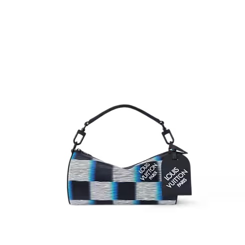 Damier Signature Soft Polochon PM M23744