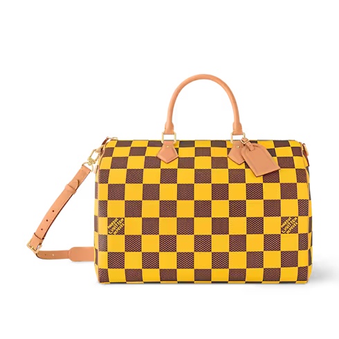 Damier Signature Speedy 50 Bandoulière Damier Pop N40578