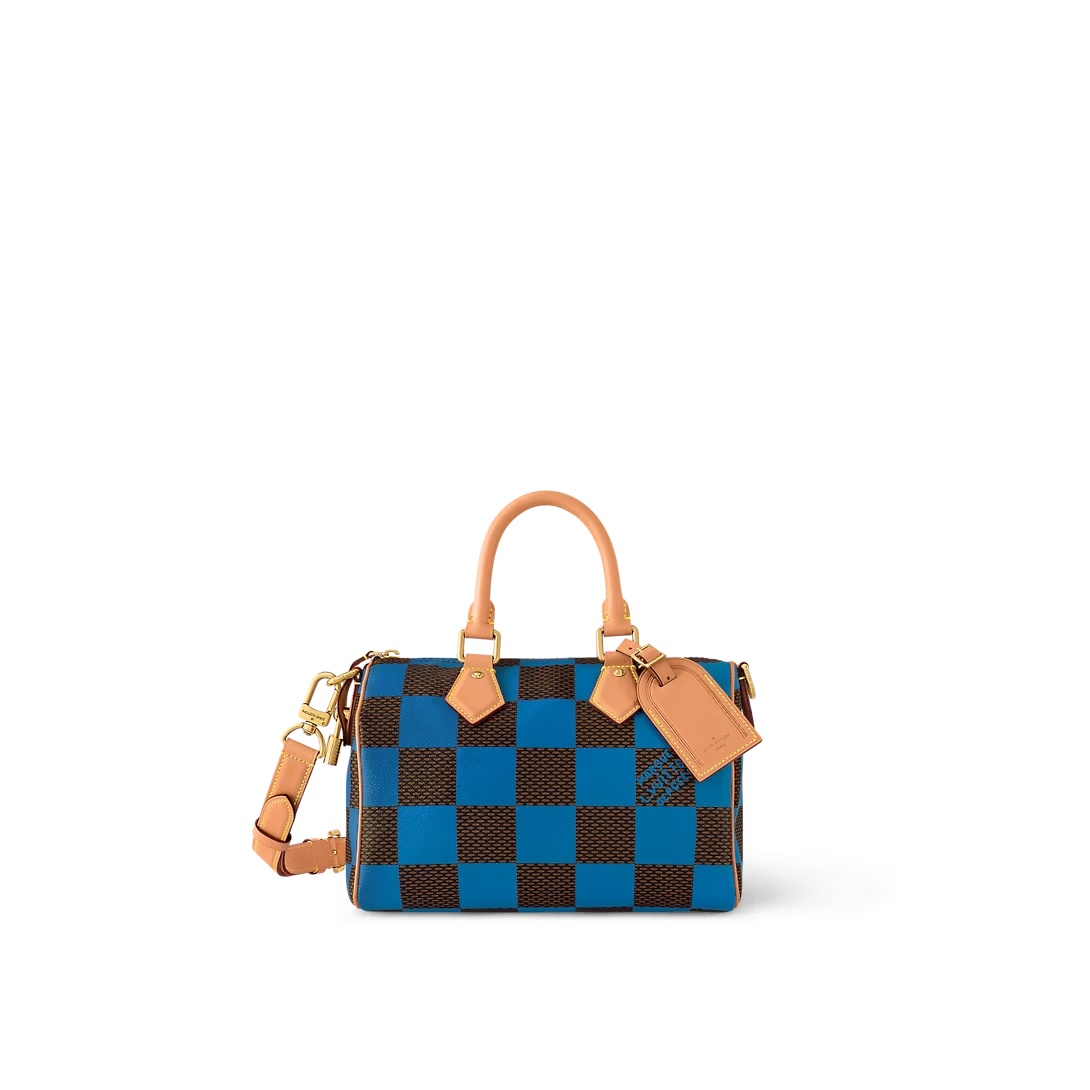 Damier Signature Speedy 25 Bandoulière Damier Pop N40585