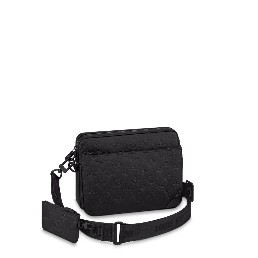 Leather Bags Selection Trio Messenger M46602