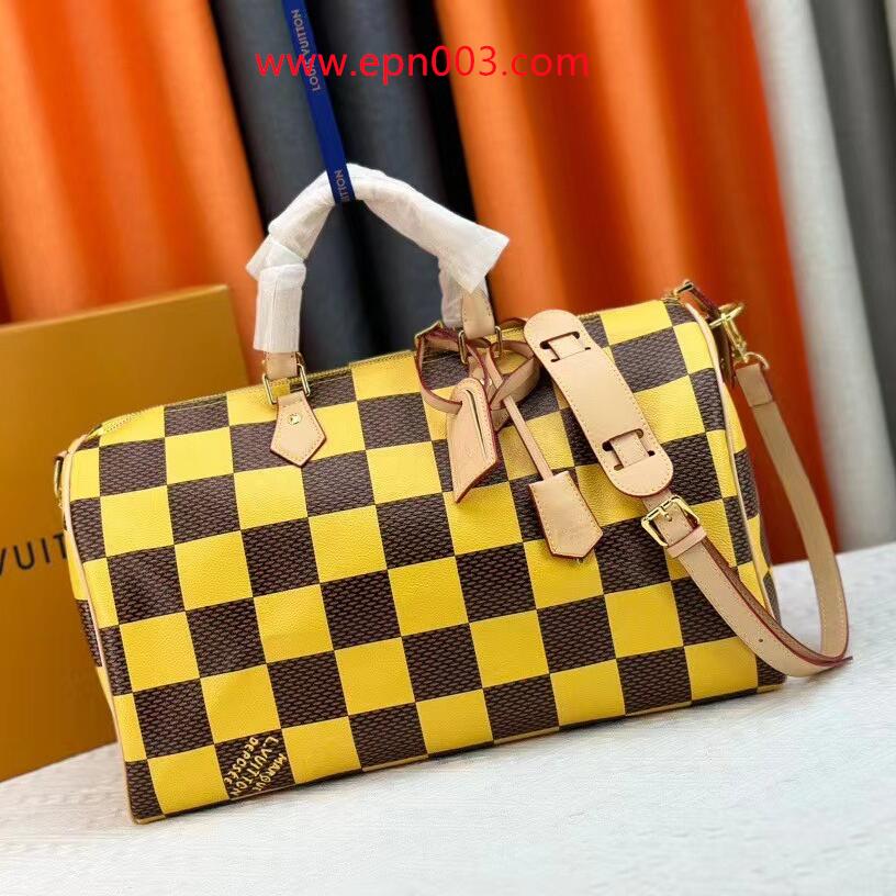 Damier Signature Speedy 50 Bandoulière Damier Pop N40578
