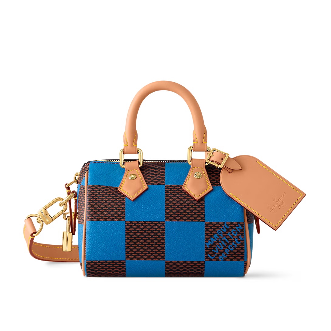 Damier Signature Speedy 18 Bandoulière Damier Pop N40595