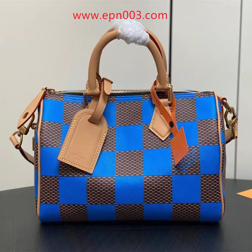 Damier Signature Speedy 25 Bandoulière Damier Pop N40585