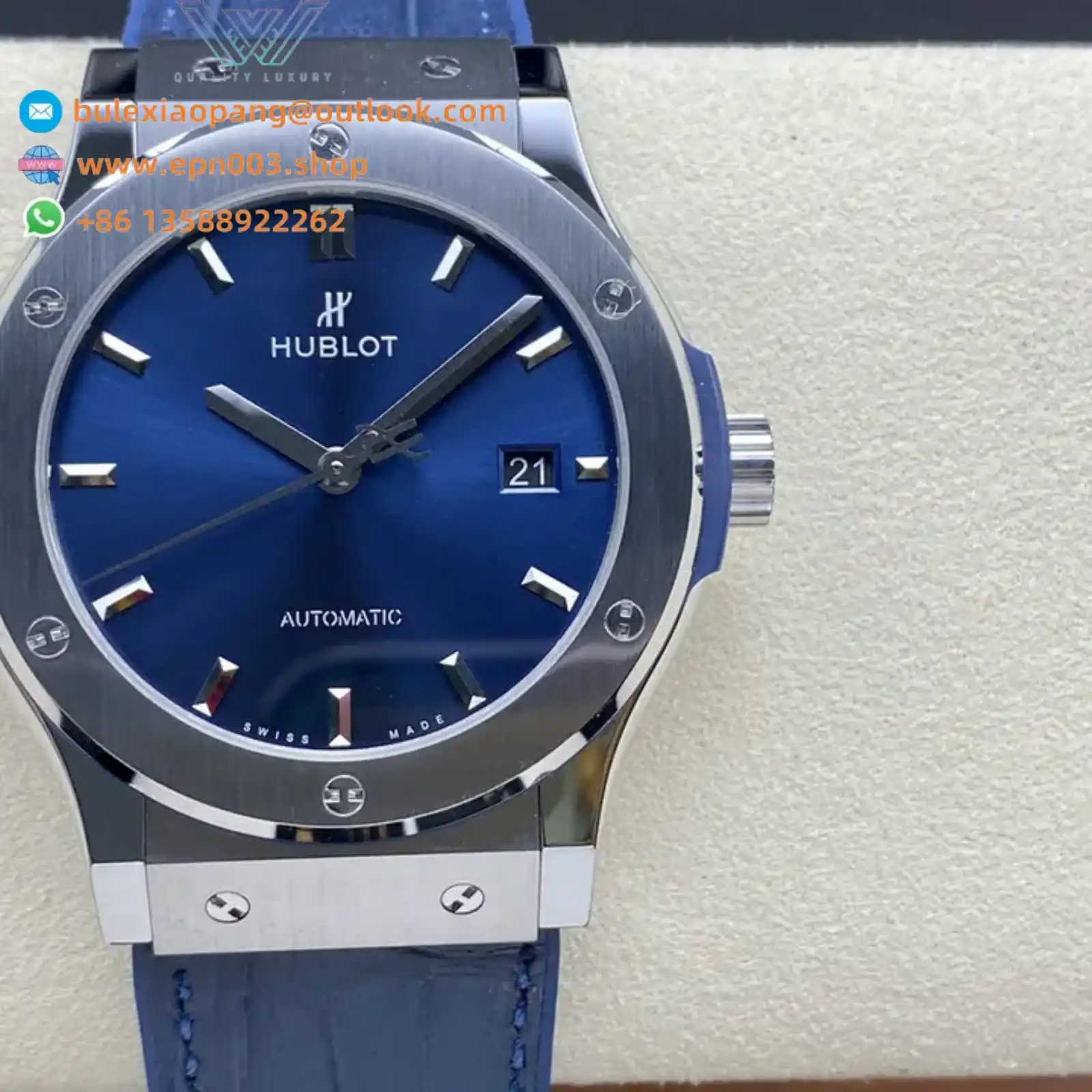 Classic Fusion Collection Automatic Blue 542.NX.7170.LR 38mm 42mm