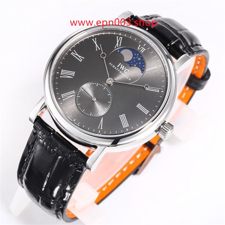 Portofino Hand-Wound 46 mm Men Watch