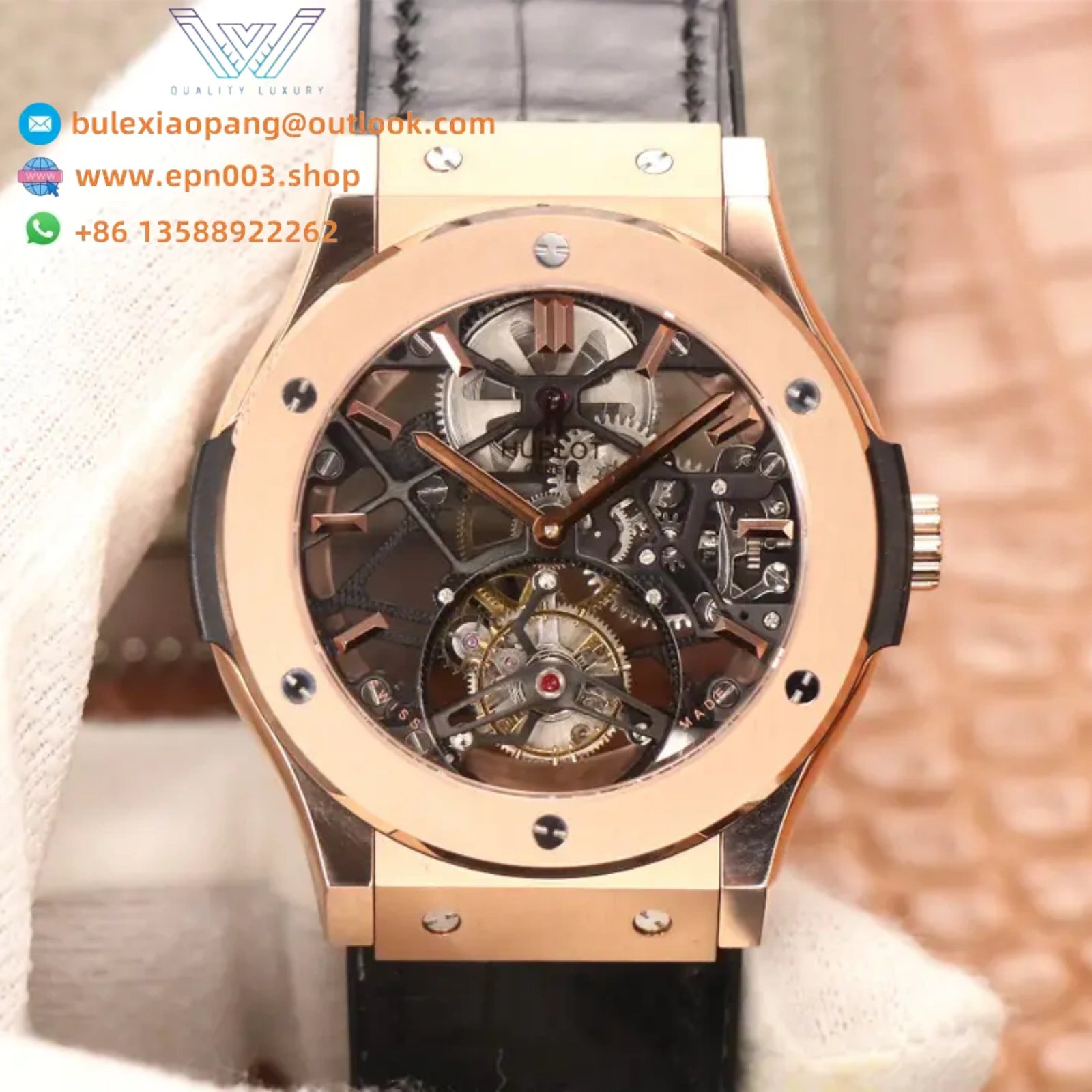 Classic Fusion Collection Skeleton Tourbillon 505.OX.0180.LR 45mm
