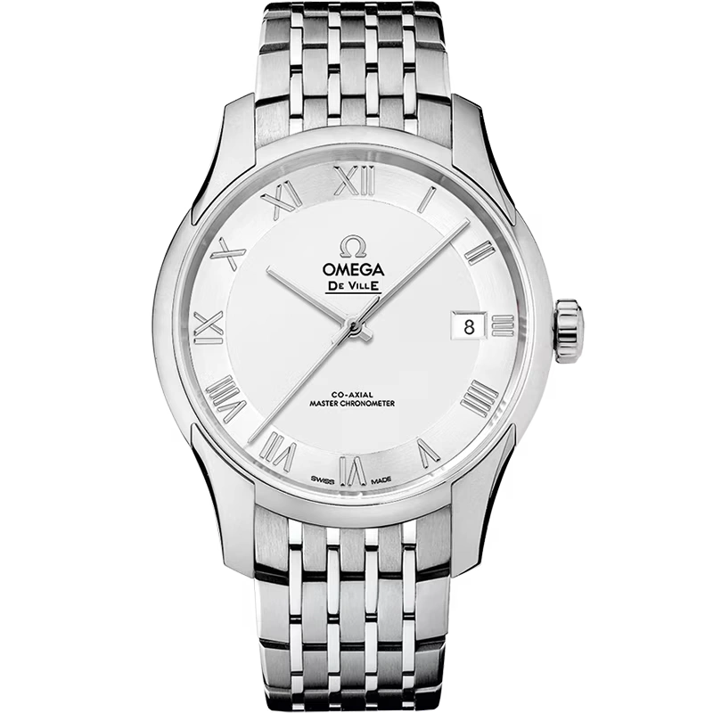 De Ville Hour Vision 41mm Steel On Leather Strap