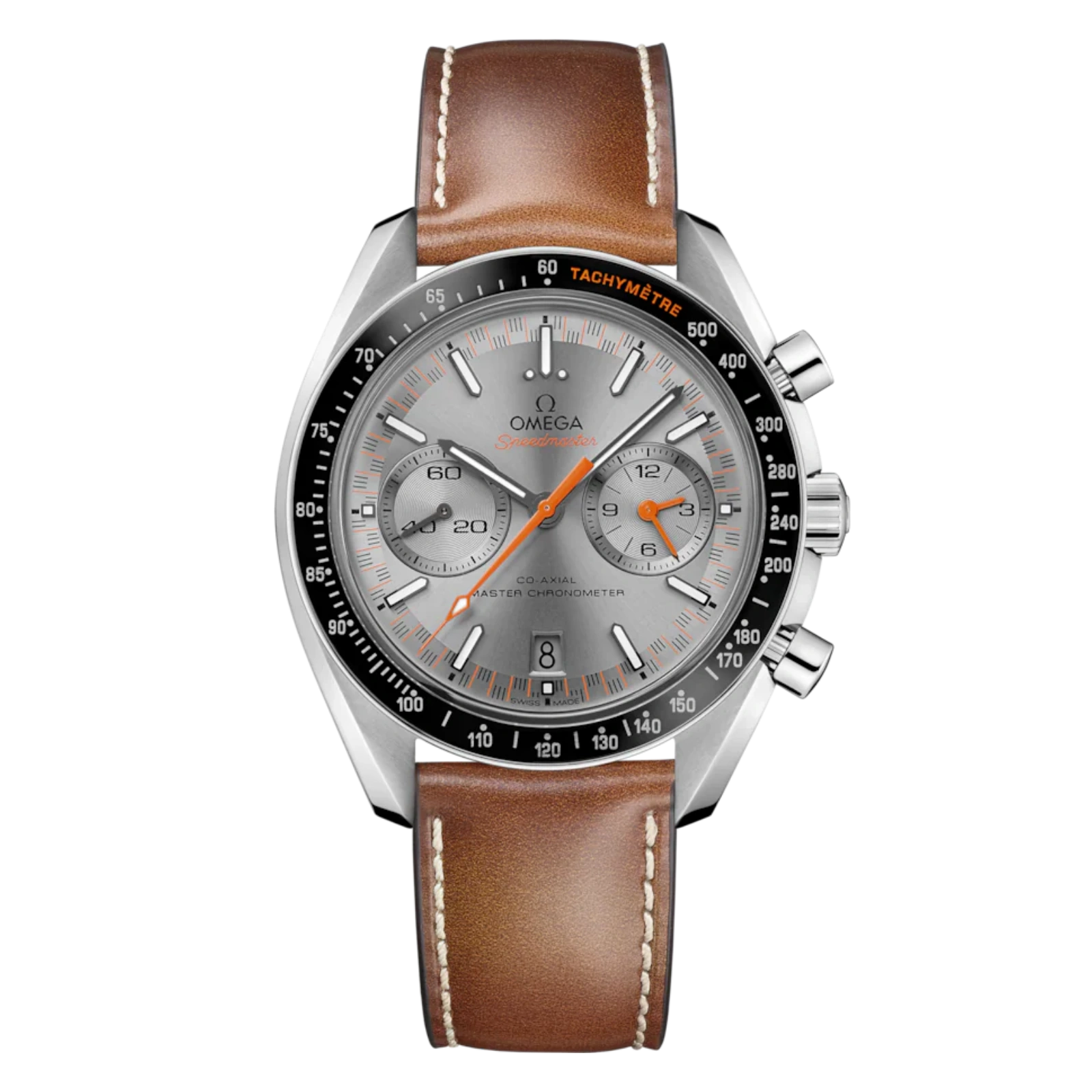 Speedmaster Two Counters Racing Stainless Steel Grey Dial 44.25mm - Men's Watch
