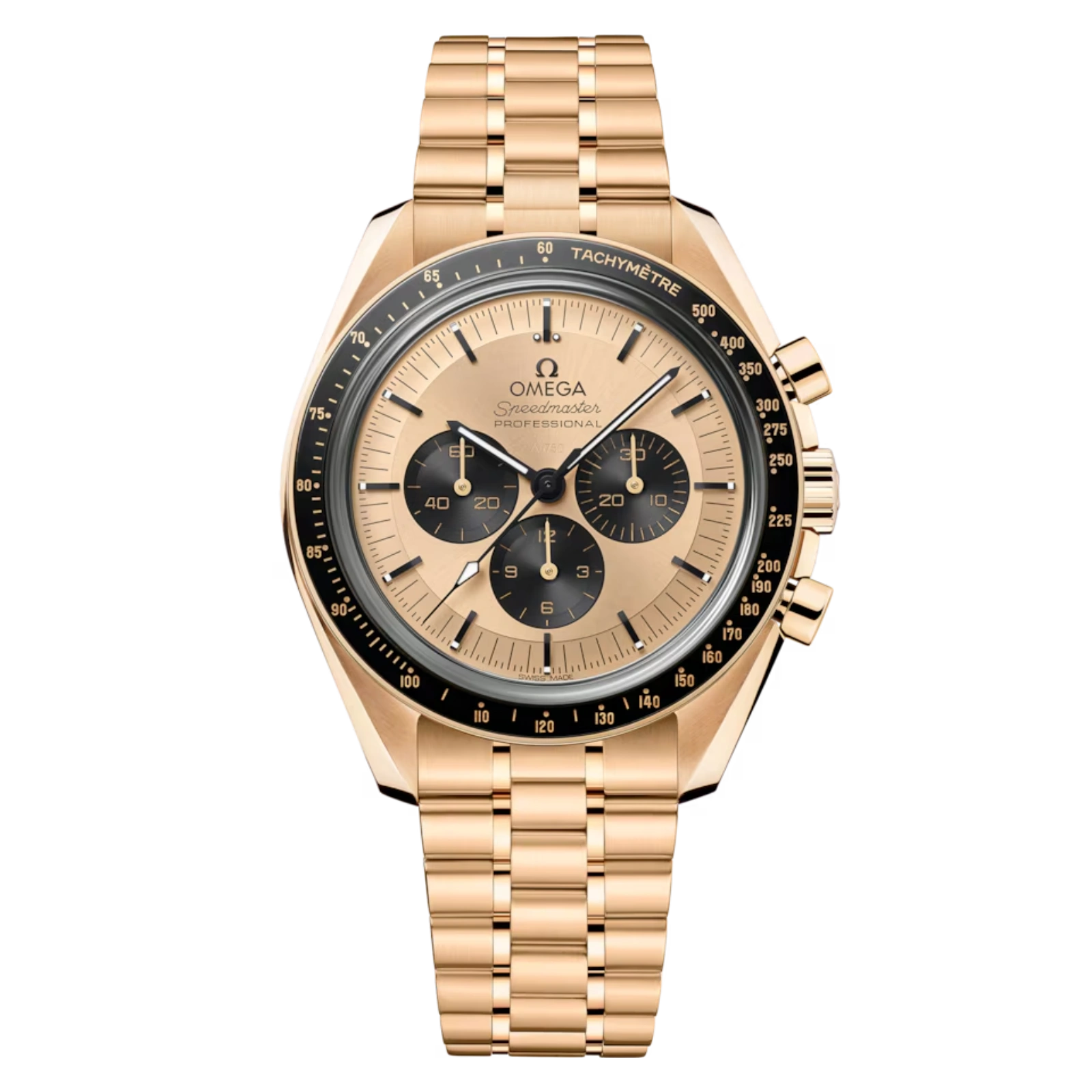 Speedmaster Moonwatch Professiona Moonshine™ gold on Moonshine™ gold 42mm - Men's Watch