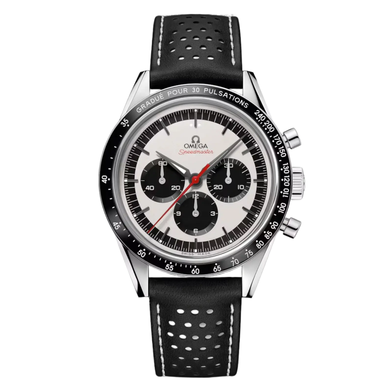Speedmaster Heritage Models Anniversary Series Steel On Leather Strap 39.7mm - Men's Watch