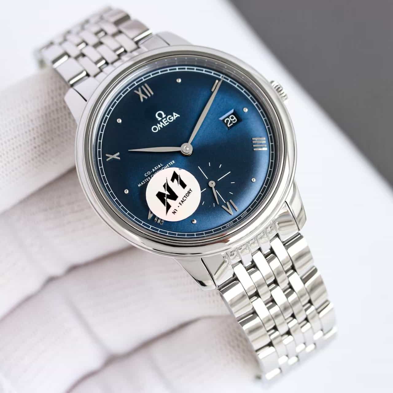 De Ville Prestige Co-Axial Master Chronometer Small Seconds 41mm Mens Watch Blue-P17332117