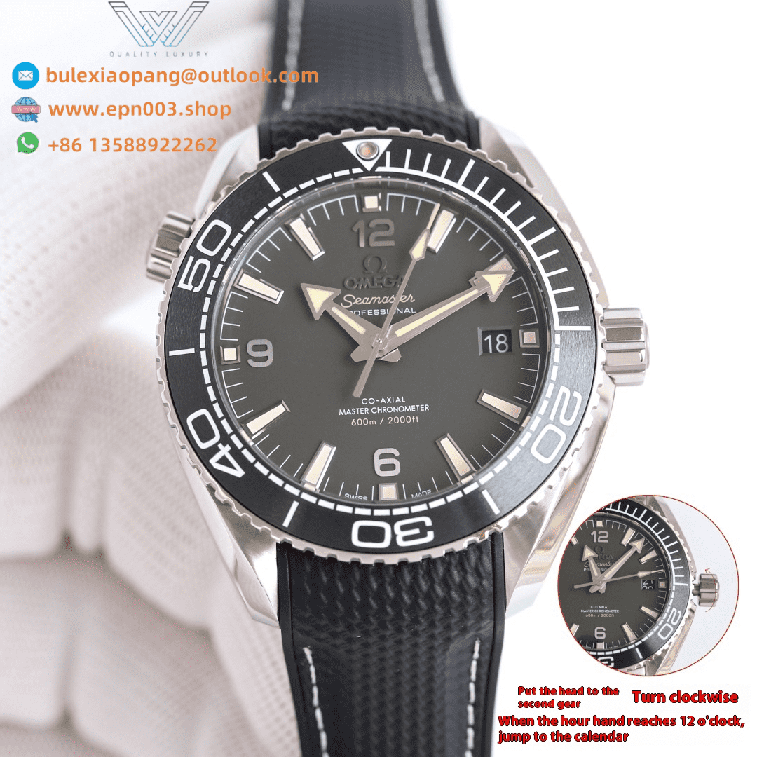 Seamaster Planet Ocean 600M SS/SS Black Dial 43.5mm - Men's Watch