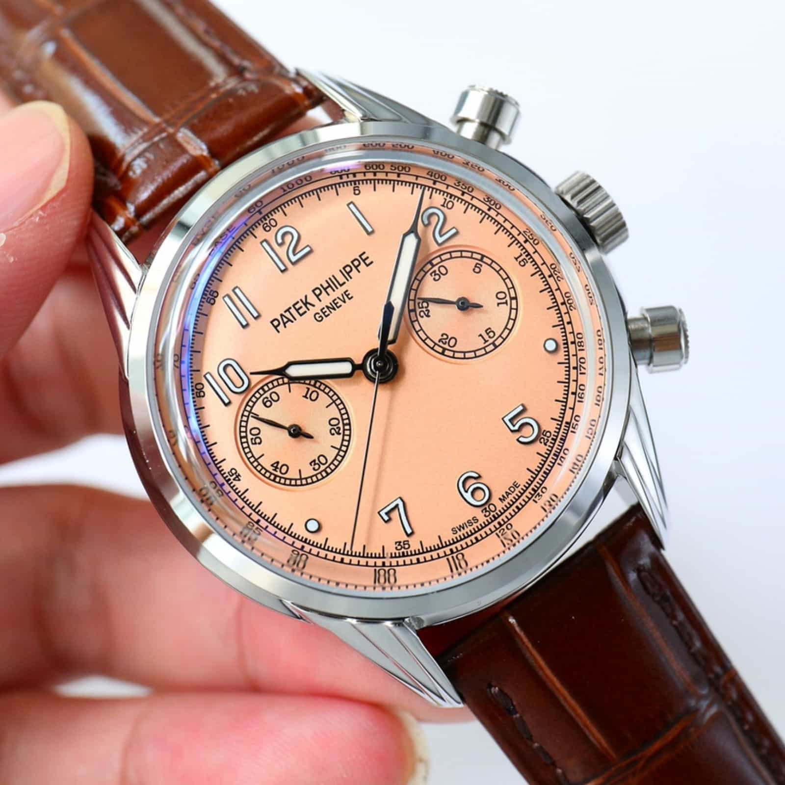 Complications Chronograph White Gold Salmon Dial 5172G-010 41mm