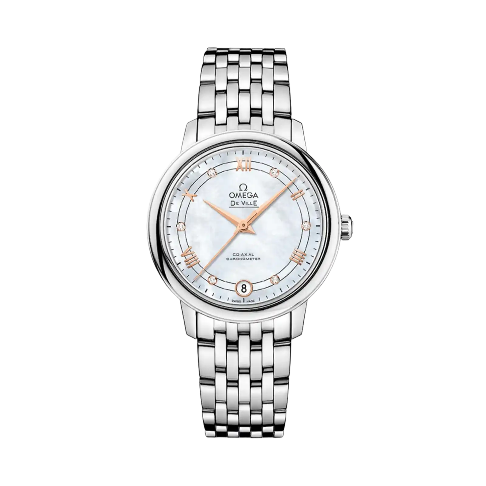De Ville Prestige 32.7mm-steel on steel-Ladies Watch