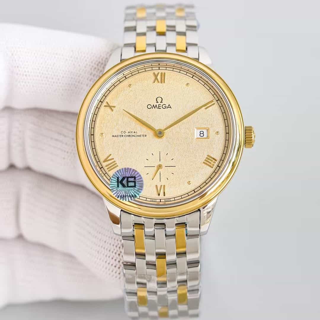 De Ville Prestige 41mm-steel ‑ yellow gold on steel ‑ yellow gold