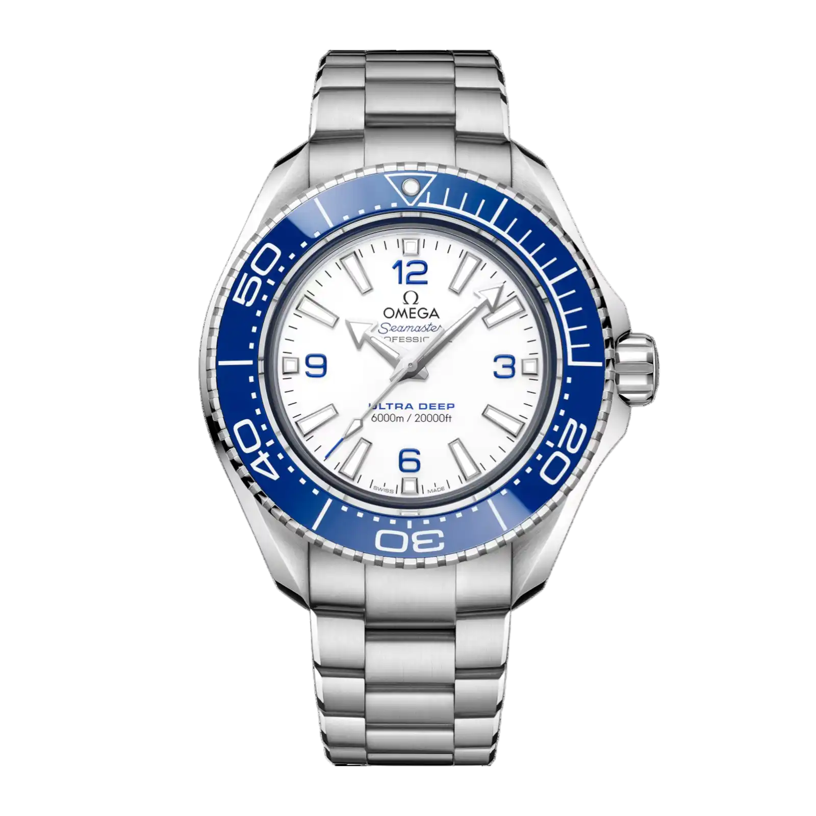 Seamaster Planet Ocean 6000m 45.5mm O-Megasteel On O-Megasteel - Mens Watch